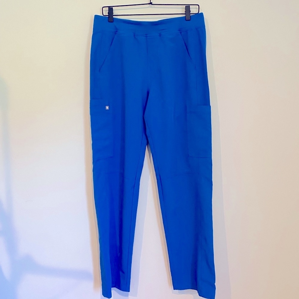 Figs Axim™ Cargo Scrub Pants - Royal Blue - Medium